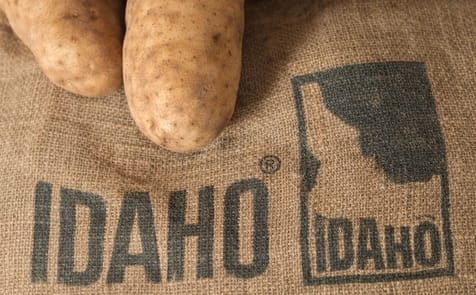 Potatoes from Idaho